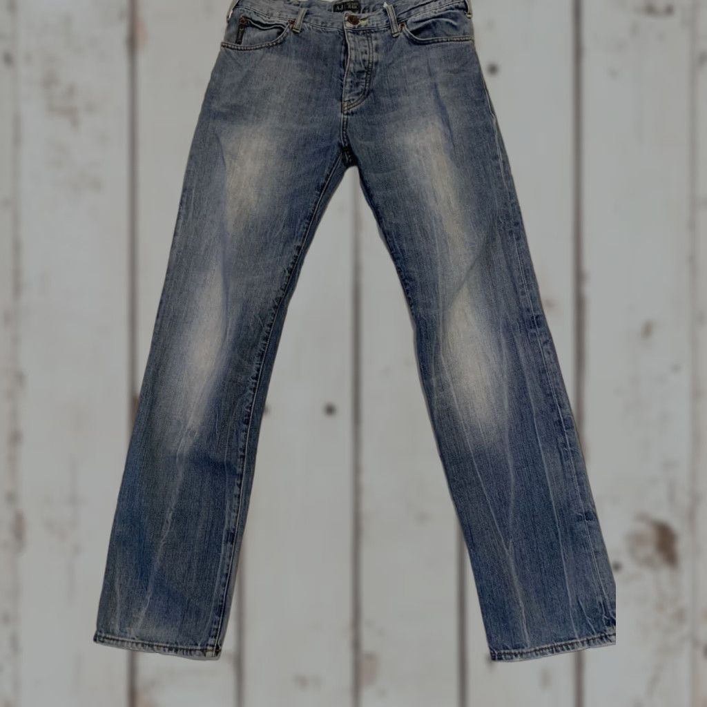 Armani ARMANI Blue Mens Jeans Size 31 Inseam 32 Ankle Cotton Mens Size US 31 - 1 Thumbnail
