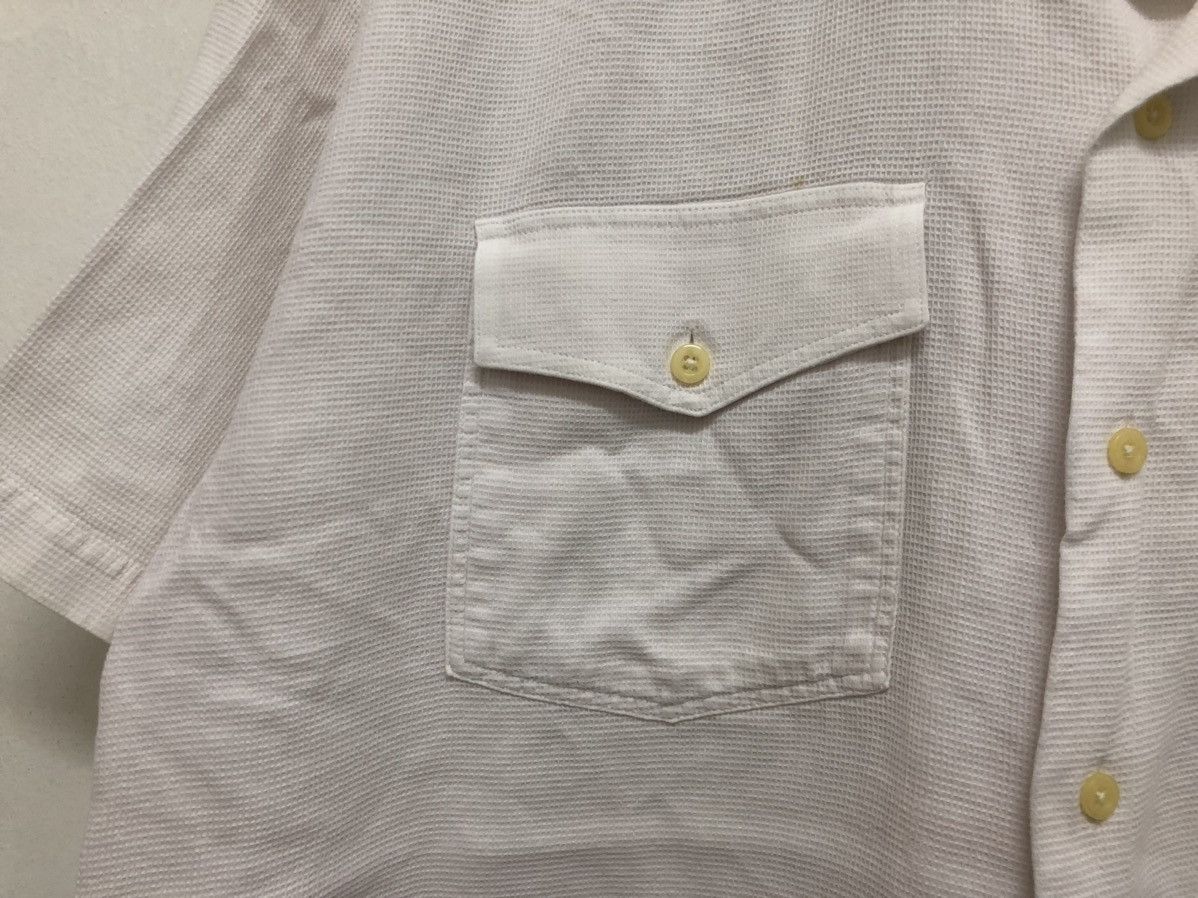 Guess × Vintage GUESS CLASSIC OPEN COLLAR DOUBLE POCKET WAFFLE COTTON SHIRT Size US M / EU 48-50 / 2 - 8 Thumbnail