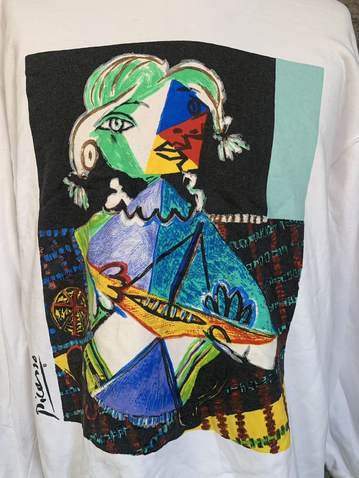 Arts & Science Vintage Pablo Picasso Artwork / Art Sweatshirt Size US L / EU 52-54 / 3 - 2 Thumbnail