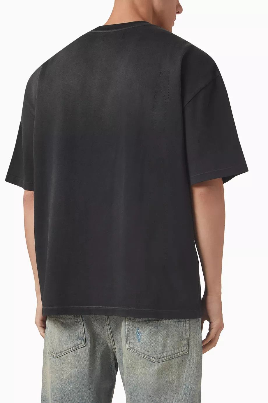 Amiri o1h1sh10525 Vintage Wash Pegasus T-Shirt in Black Size US M / EU 48-50 / 2 - 3 Thumbnail