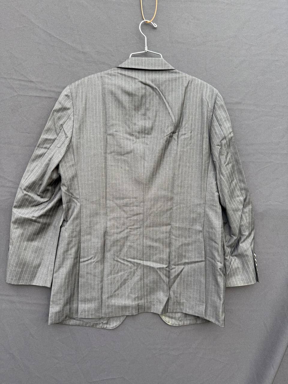 Other D'URBAN Loro Piana Tasmanian Grey Pinstripe Suit Size 38R - 2 Thumbnail