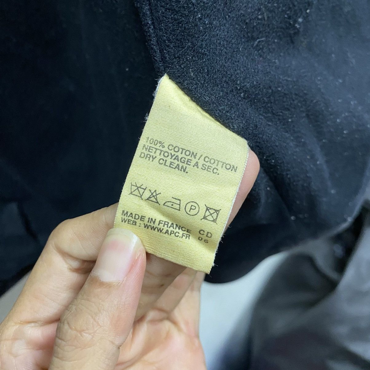 A.P.C. Vintage A.P.C. Suede Cotton Plain Zipper Hoodie Size US S / EU 44-46 / 1 - 13 Thumbnail