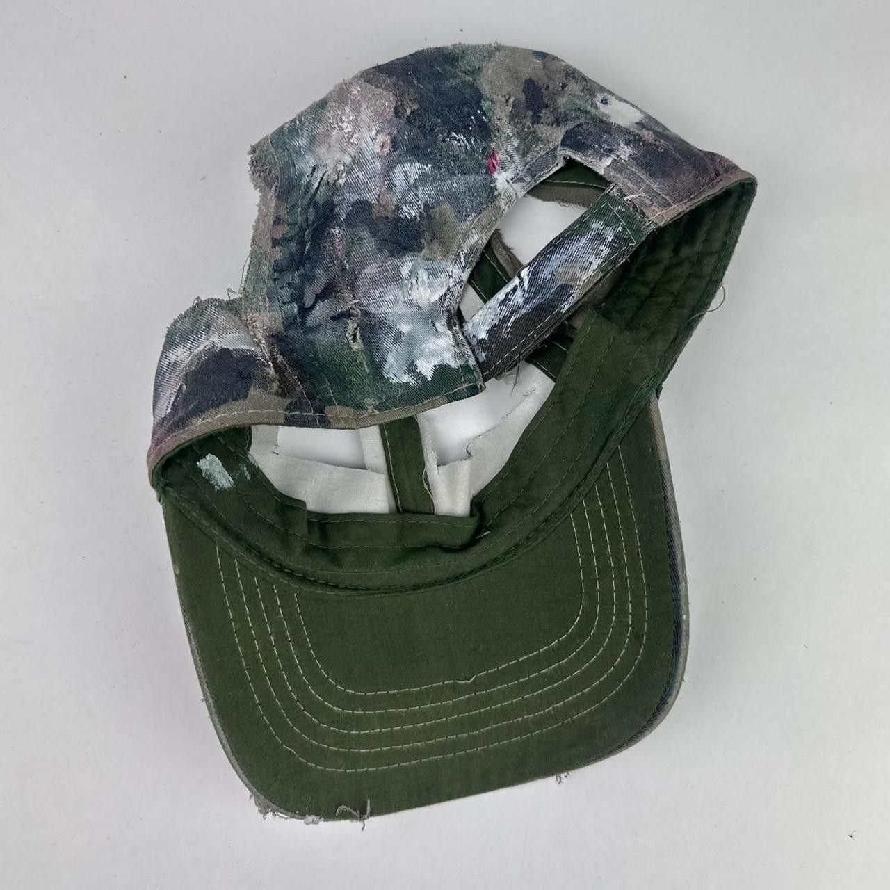 Other ASTROBOI* 'MM6' Brown & White Deconstructed Camouflage Hat Size ONE SIZE - 5 Thumbnail