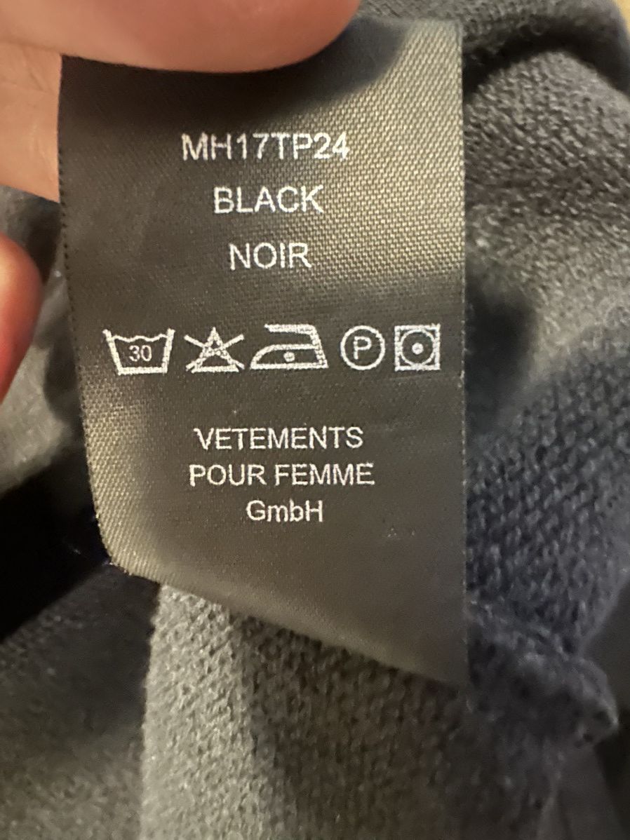 Vetements AW2017 Vetements Bullseye Double-Sleeved Black Hoodie Size US XS / EU 42 / 0 - 9 Thumbnail