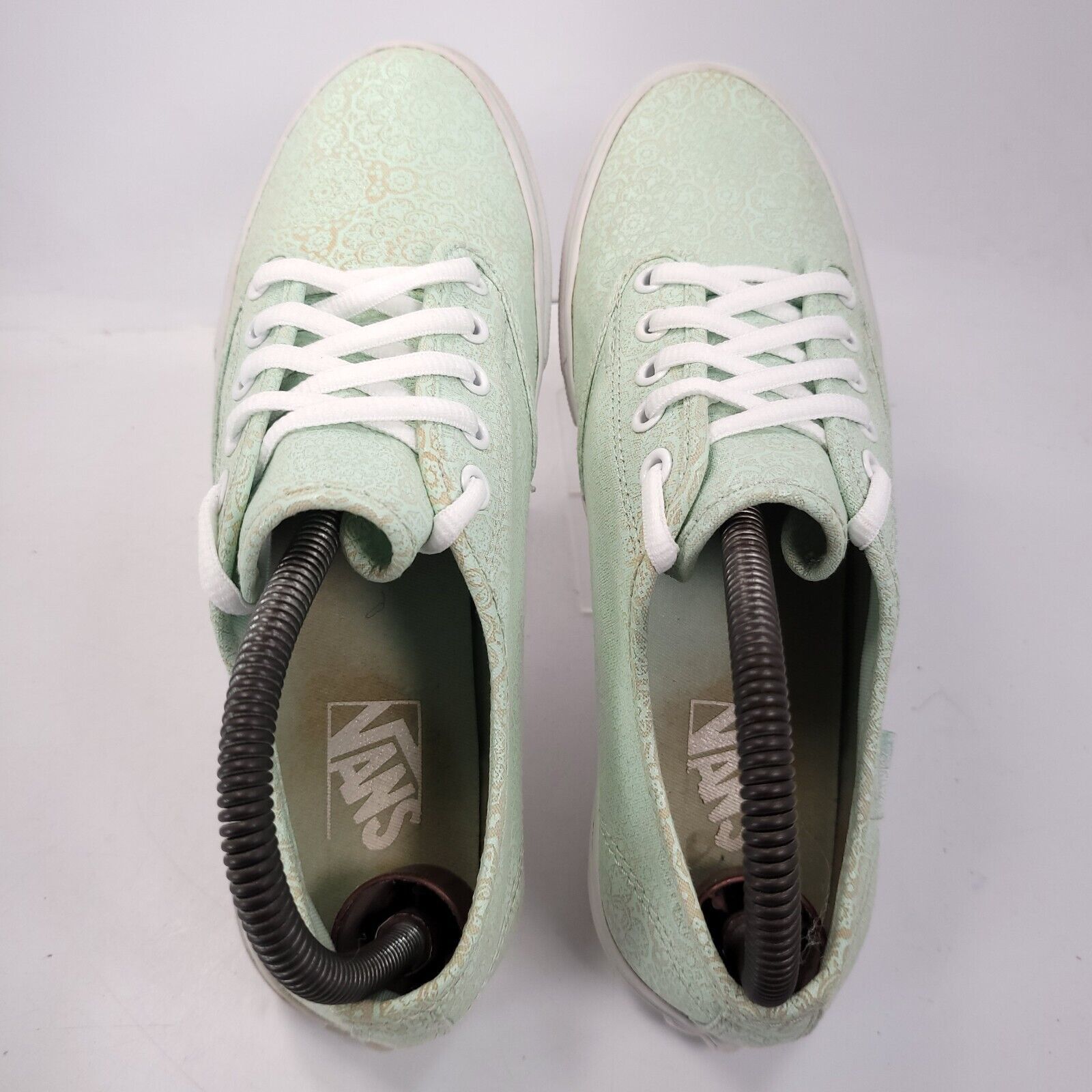 Vans Vans Off the Wall Shoe Womens Size 8.5 721356 Green White Size US 8.5 / IT 38.5 - 4 Thumbnail