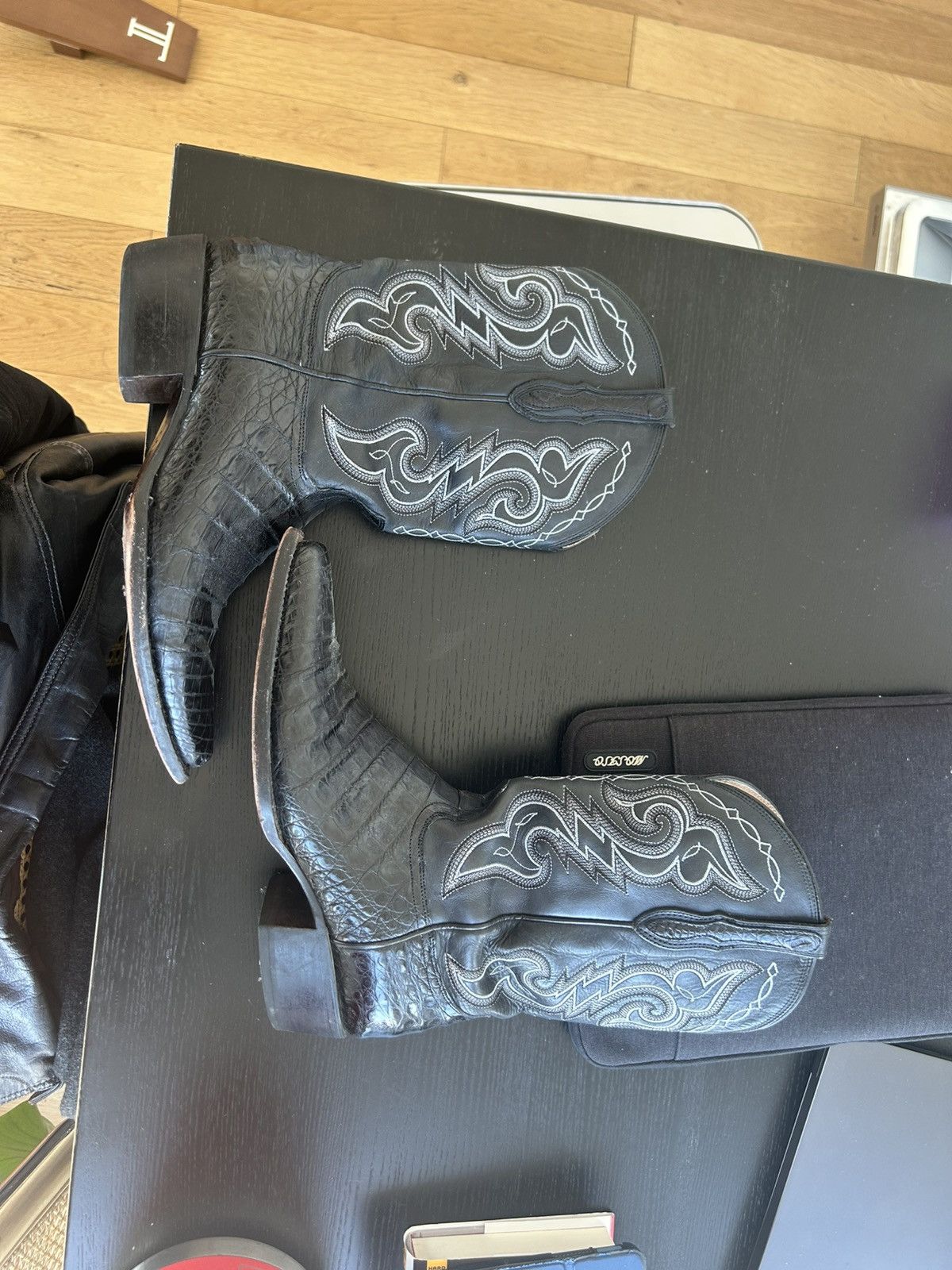 Rujo Boots Rujo - The Kirby Black Caiman Boots Size US 11 / EU 44 - 6 Thumbnail