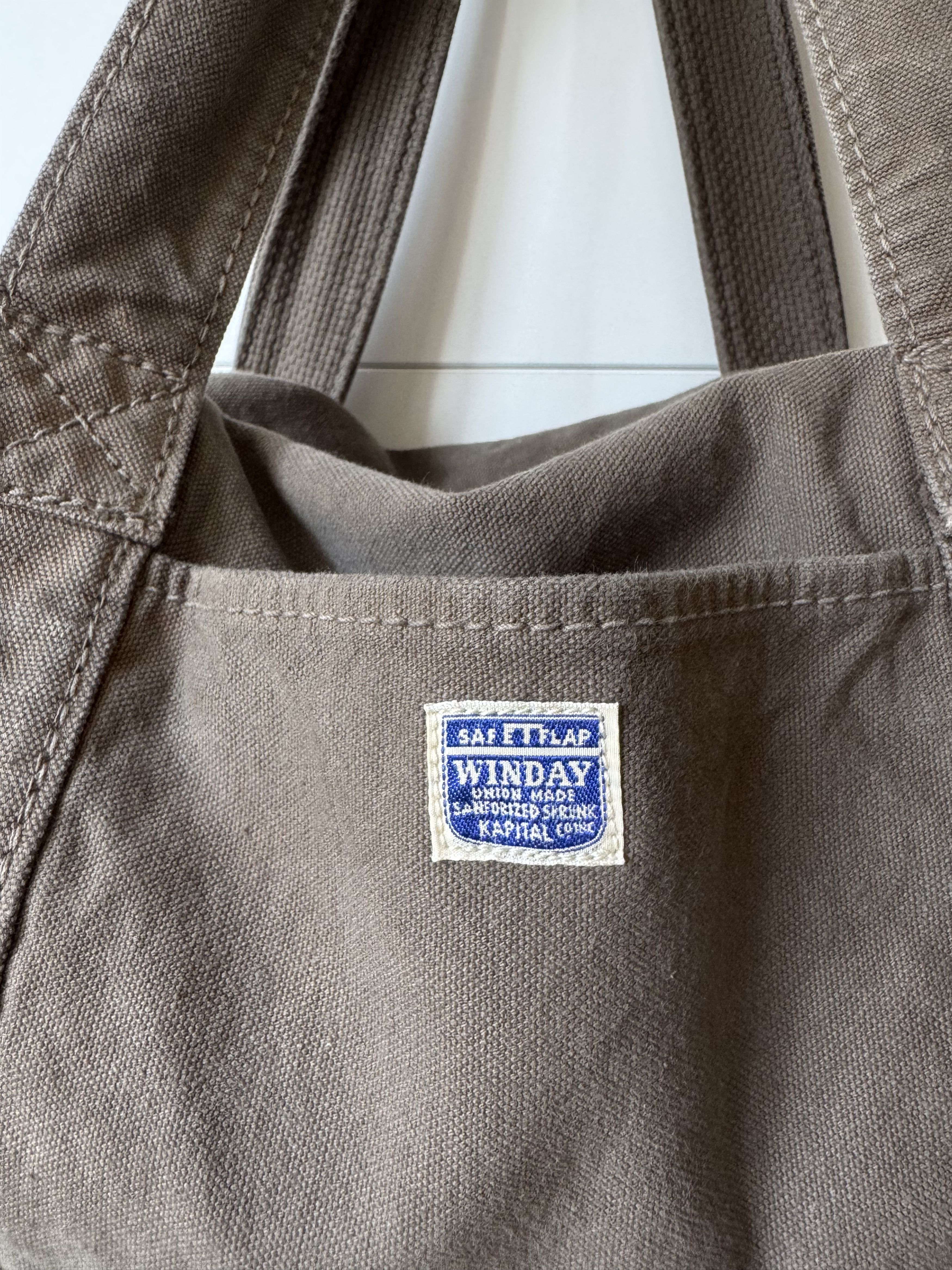 Kapital [OS] Winday Canvas Duffle Bag in Olive Size ONE SIZE - 4 Thumbnail