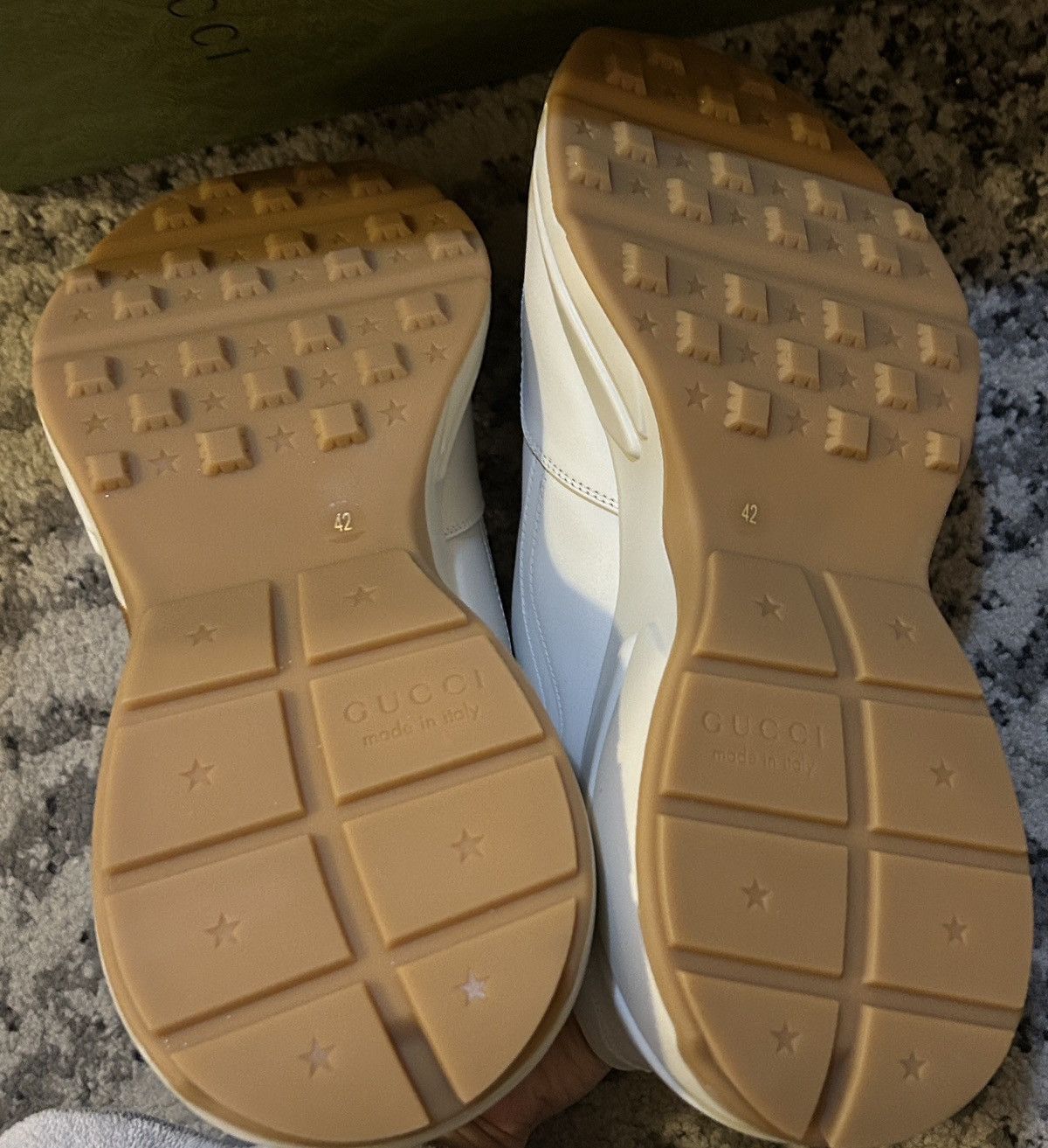Gucci Gucci Logo Rhyton Glitter Sneaker size 42 Size US 12 / IT 42 - 4 Thumbnail