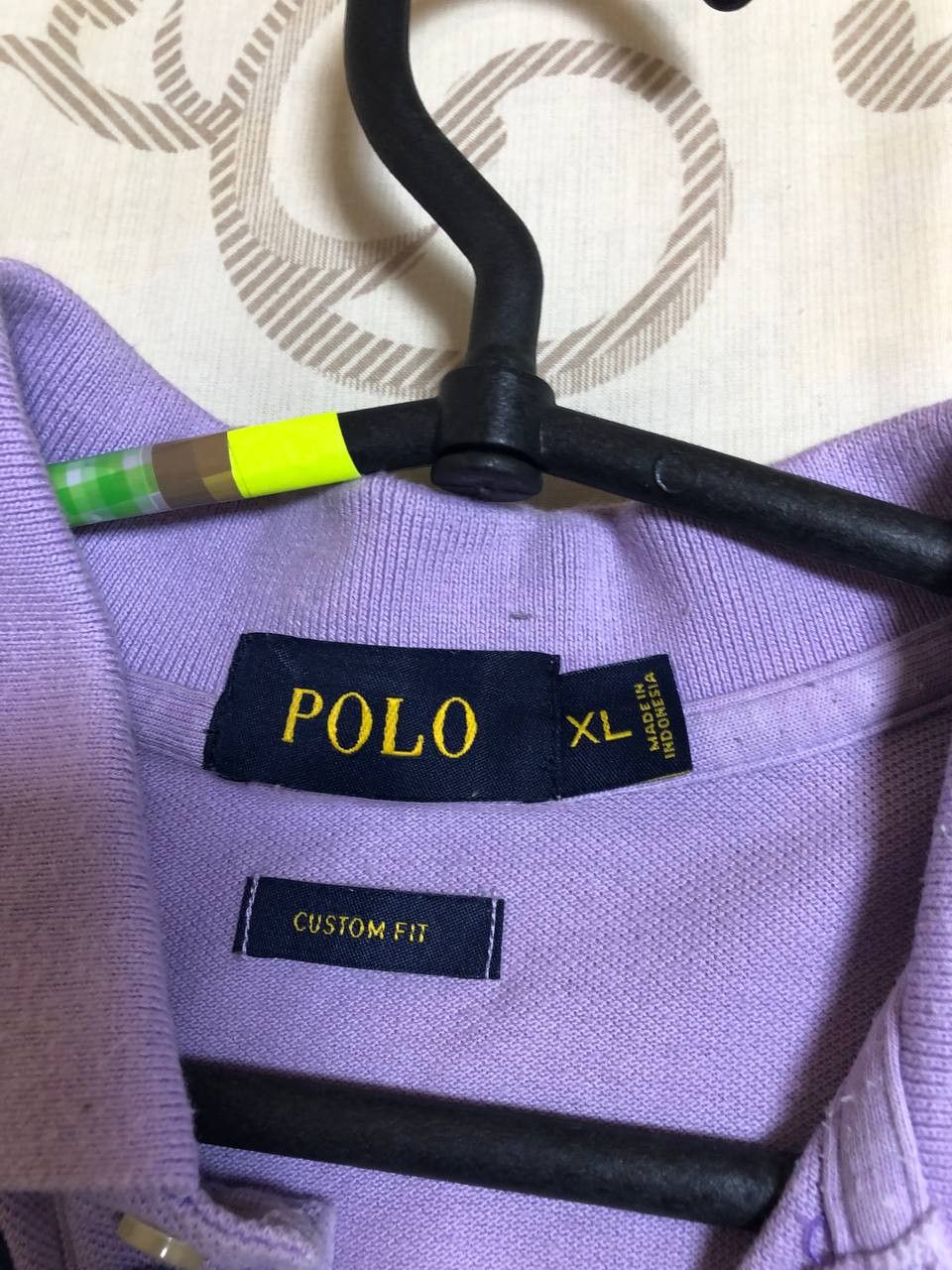 Polo Ralph Lauren Vintage 90s Polo Ralph Lauren Purple Polo Shirt Size US XL / EU 56 / 4 - 2 Thumbnail