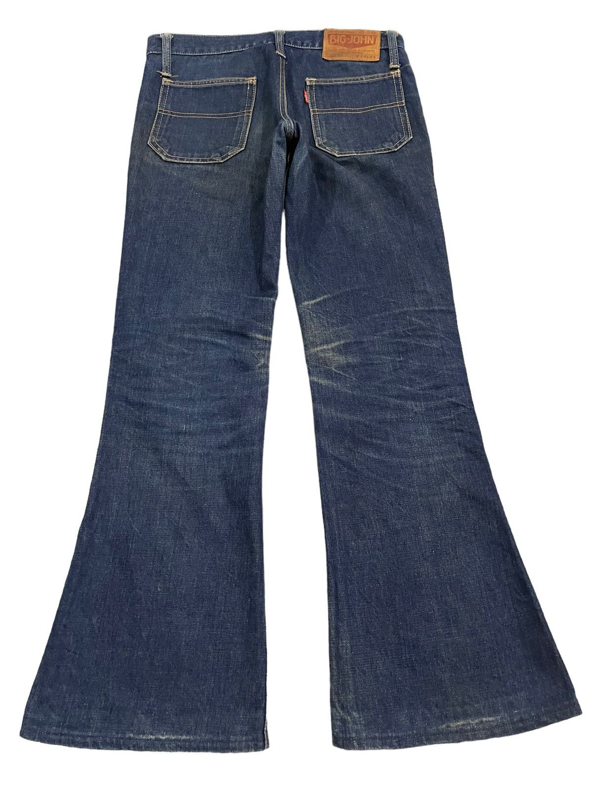 Big John Vintage Japan Big John Blue Wash Bell Bottom Flare Jeans Size US 30 / EU 46 - 2 Thumbnail