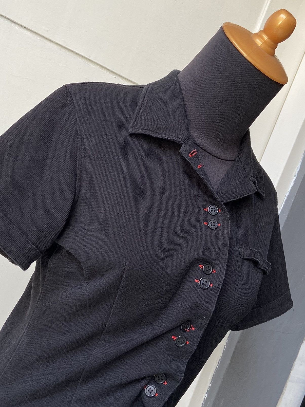 Kansai Yamamoto KANSAI UNIFORM Black T-Shirt Size XS / US 0-2 / IT 36-38 - 7 Thumbnail