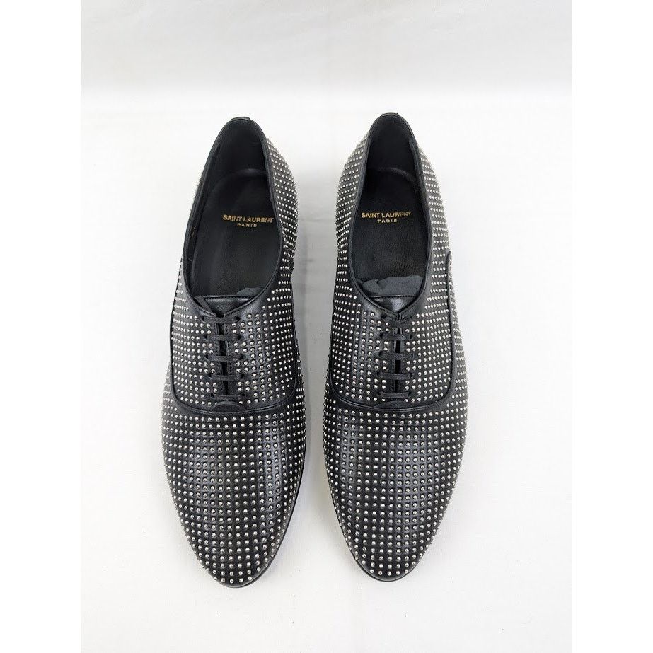 Saint Laurent Paris o1rshd1 Vadim 20 Richelieu Shoes in Nero Size US 11 / EU 44 - 14 Thumbnail