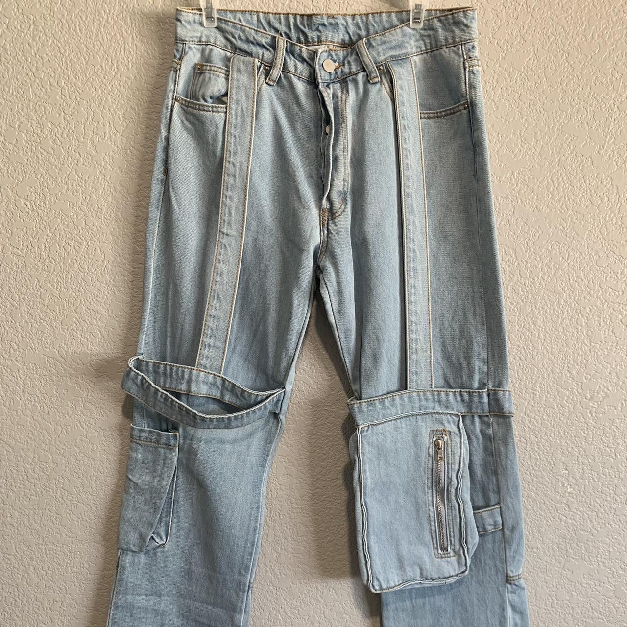 Mnmlst Mnml Baggy Light Blue Denim Jeans | Grailed