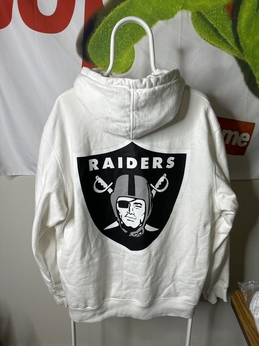 Supreme best sale raiders sweatshirt