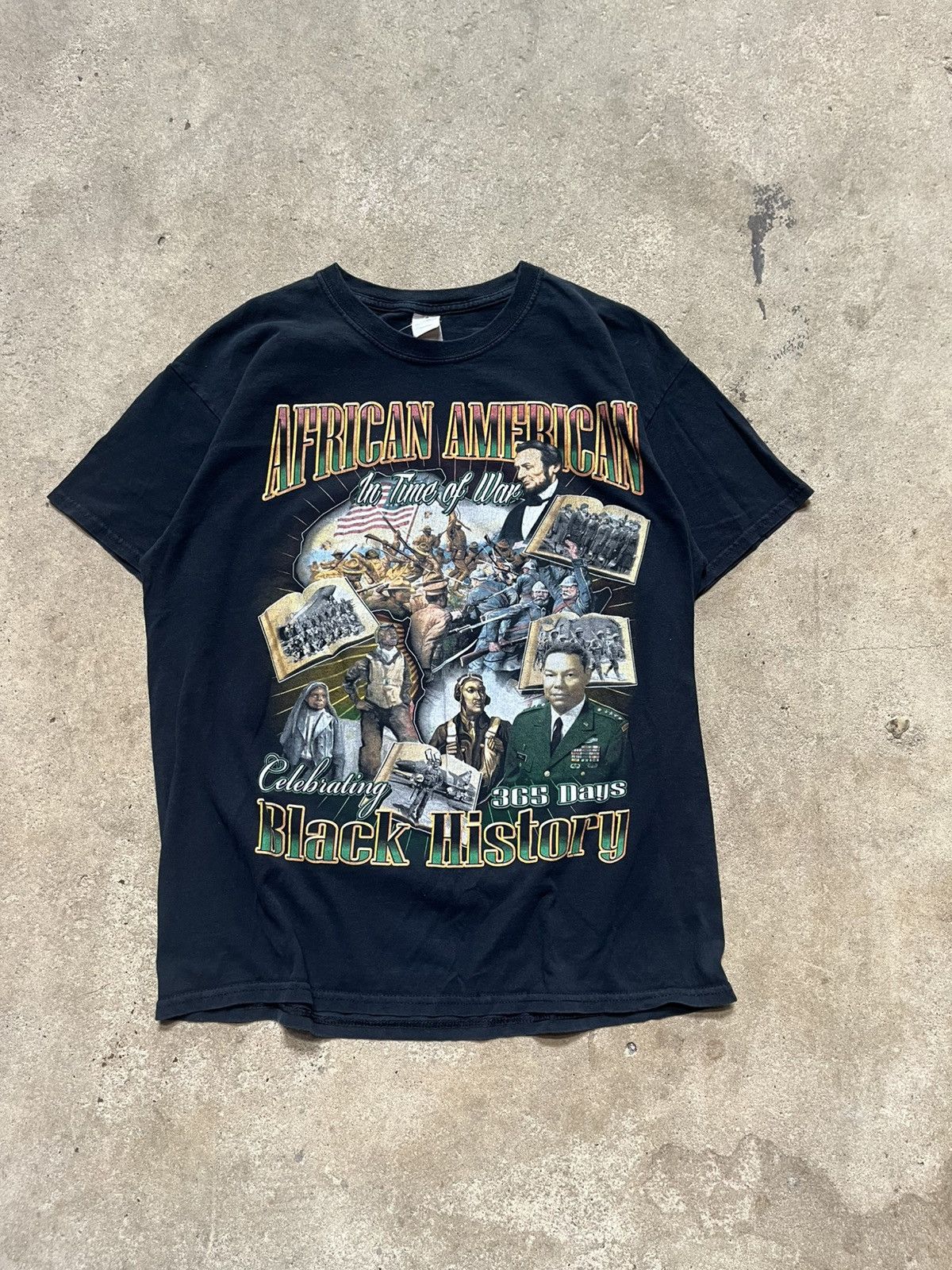 Gildan Vintage y2k African American Black History Month Streetwear Size US L / EU 52-54 / 3 - 3 Thumbnail