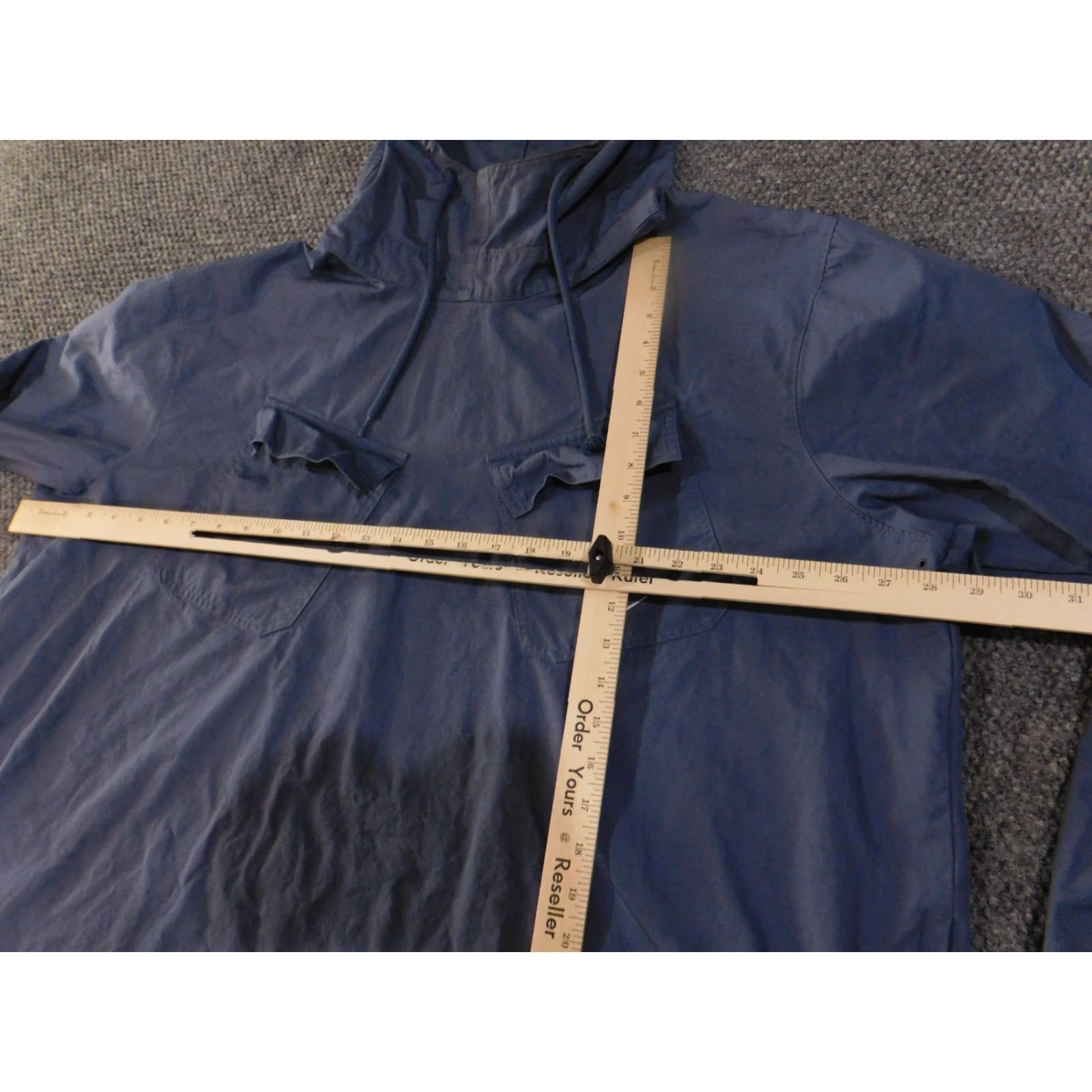 Nike Nike Pullover Jacket Womens XL Blue Hooded Utility Pockets Lightweight Swoosh Size XL / US 12-14 / IT 48-50 - 5 Thumbnail