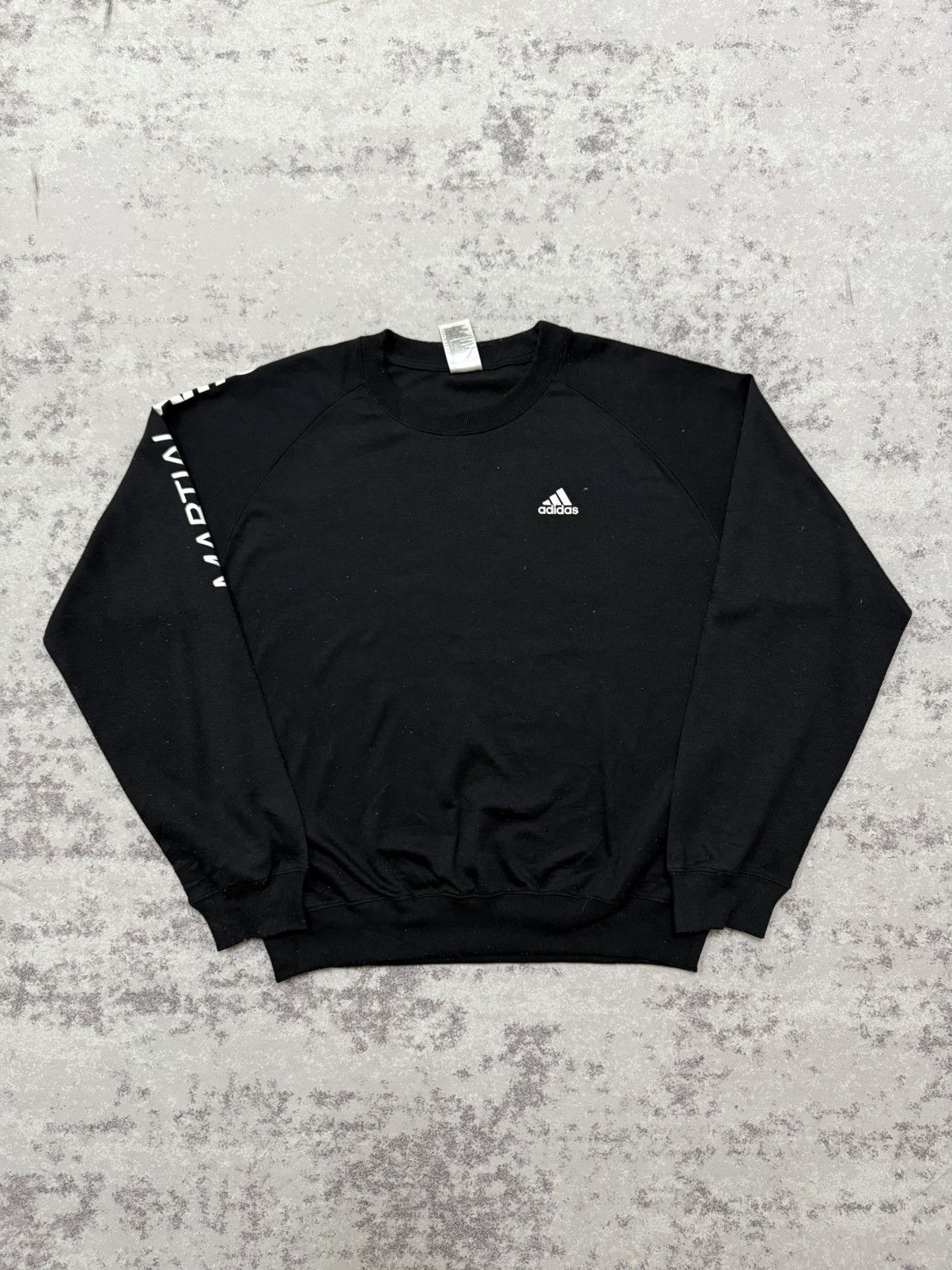 Adidas ADIDAS MARTIAL ARTS BACKHIT LOGO SWEATSHIRT Size US L / EU 52-54 / 3 - 3 Thumbnail