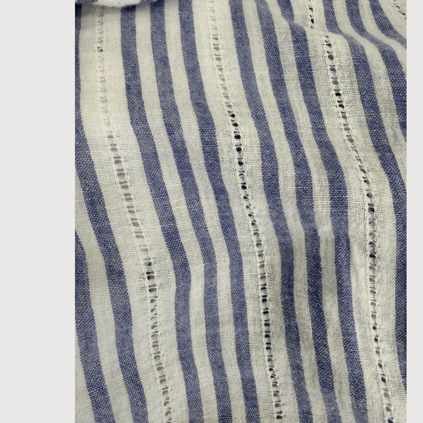 Other Robert Rodriguez Linen Striped Maxi Dress 8 Size M / US 6-8 / IT 42-44 - 9 Thumbnail