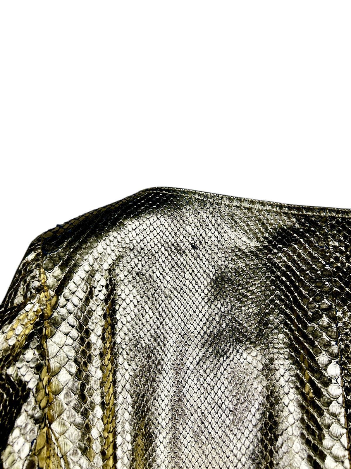 S/S 04 Gold Python Leather Jacket
