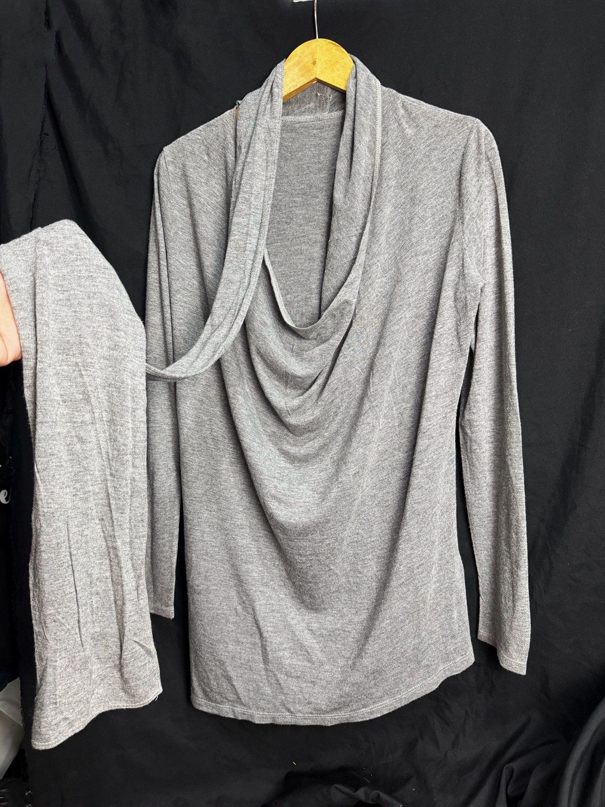 Issey Miyake × Japanese Brand × Y's Asymmetrical Archived Long Sleeve Numero Viki lgb style Size US M / EU 48-50 / 2 - 1 Thumbnail