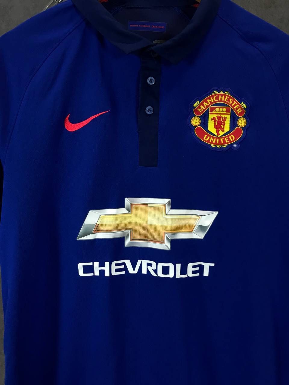 Nike Manchester United 2014 Nike swoosh soccer jersey Size US L / EU 52-54 / 3 - 3 Thumbnail