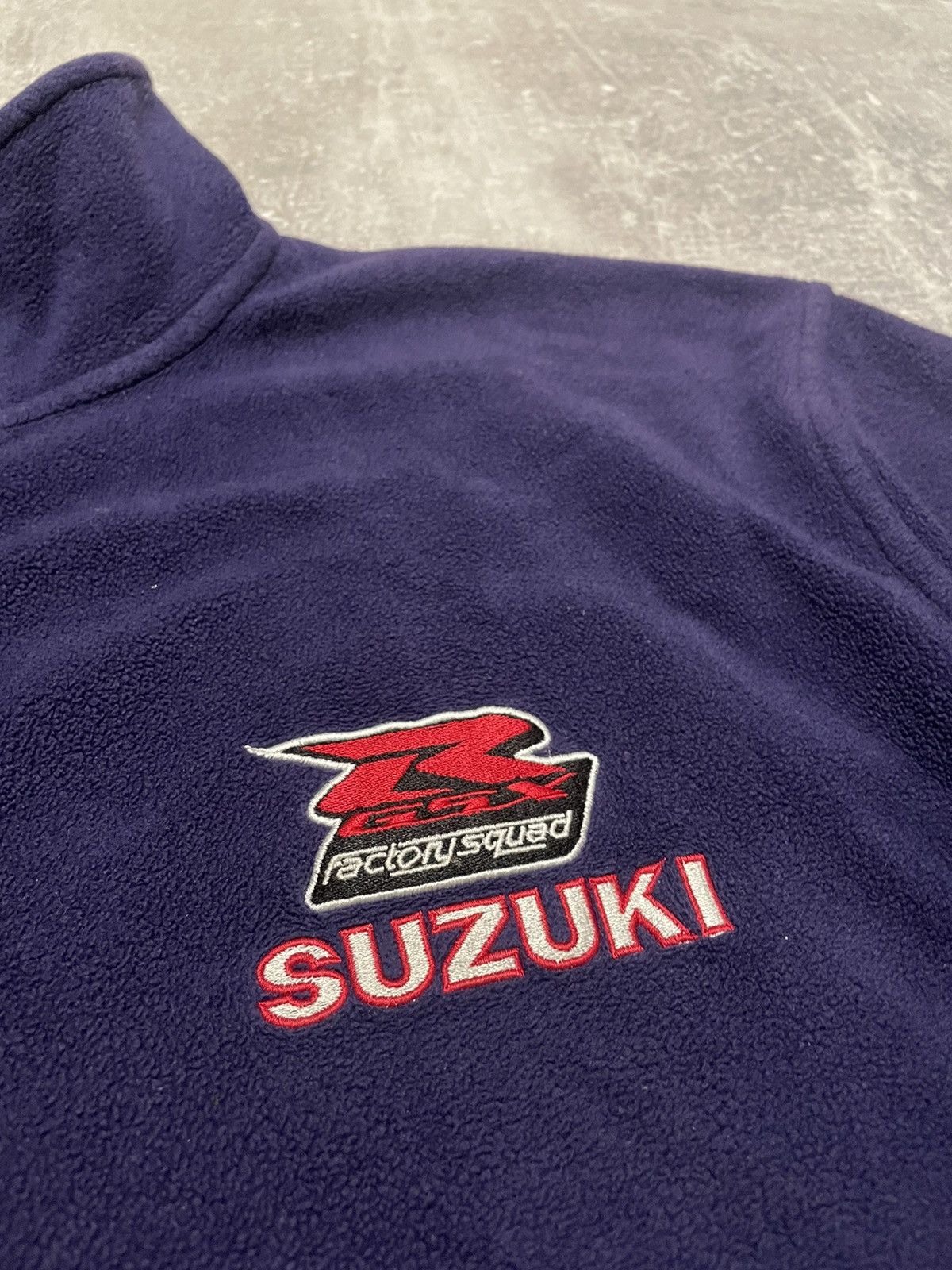 Other Vintage Suzuki R-GSX Factory Squad Racing Fleece Jacket Size US L / EU 52-54 / 3 - 7 Thumbnail