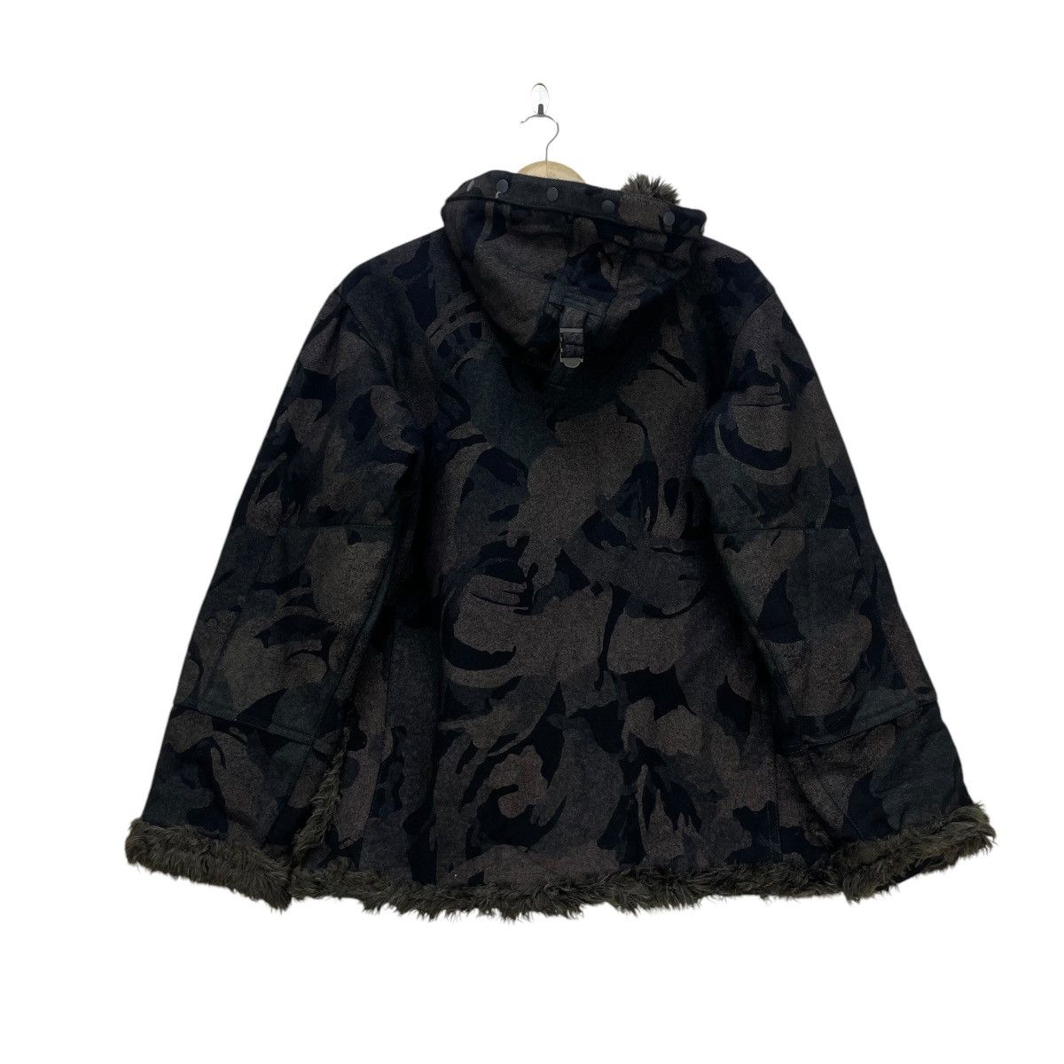 Issey Miyake × Japanese Brand Japanese Brand Hiromichi Faux Fur Jacket Size M / US 6-8 / IT 42-44 - 4 Thumbnail