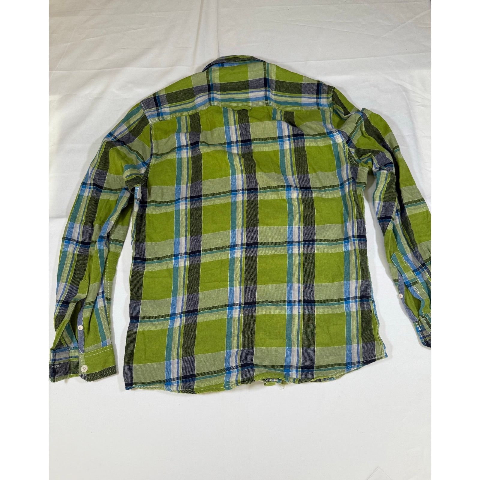 JNCO JNCO Plaid Button Up Shirt Mens Small Green Casual Slim Fit Size US S / EU 44-46 / 1 - 3 Thumbnail