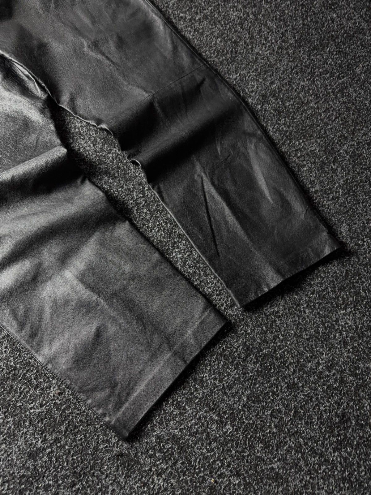 Leather Y2K Vintage Leather Pants Opium Style Alt Biker USA Rare Size US 34 / EU 50 - 16 Thumbnail