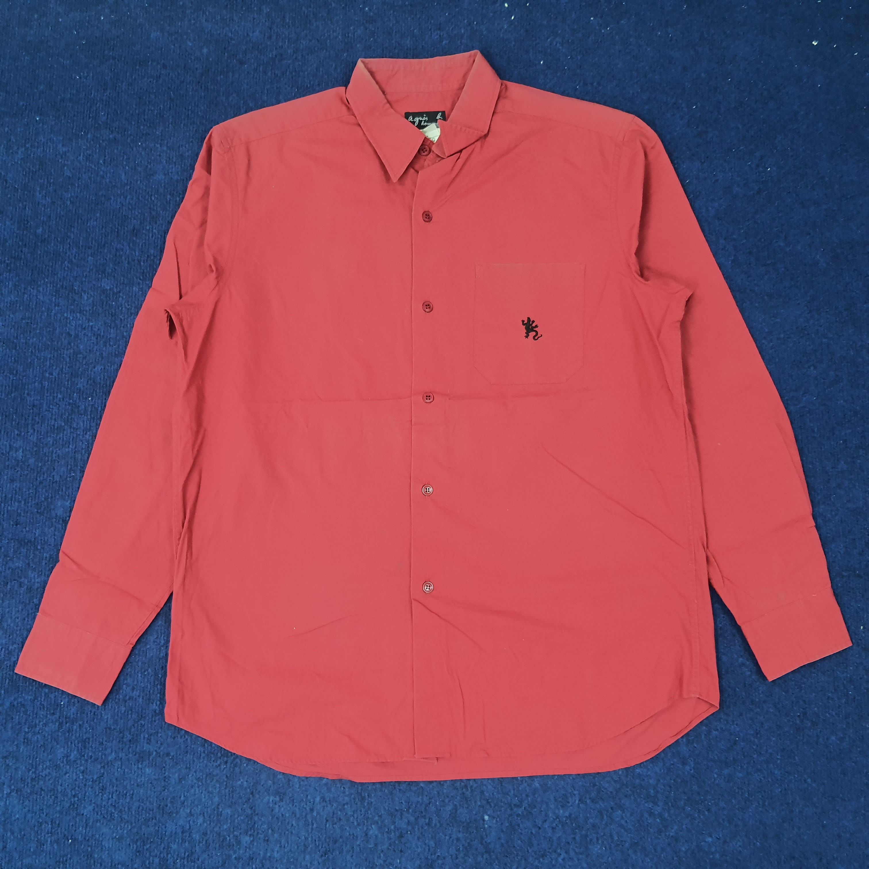 Designer × Vintage × agnes b. Vintage Agnes b. Designer Button Up Shirt C219N57 Size US M / EU 48-50 / 2 - 1 Thumbnail