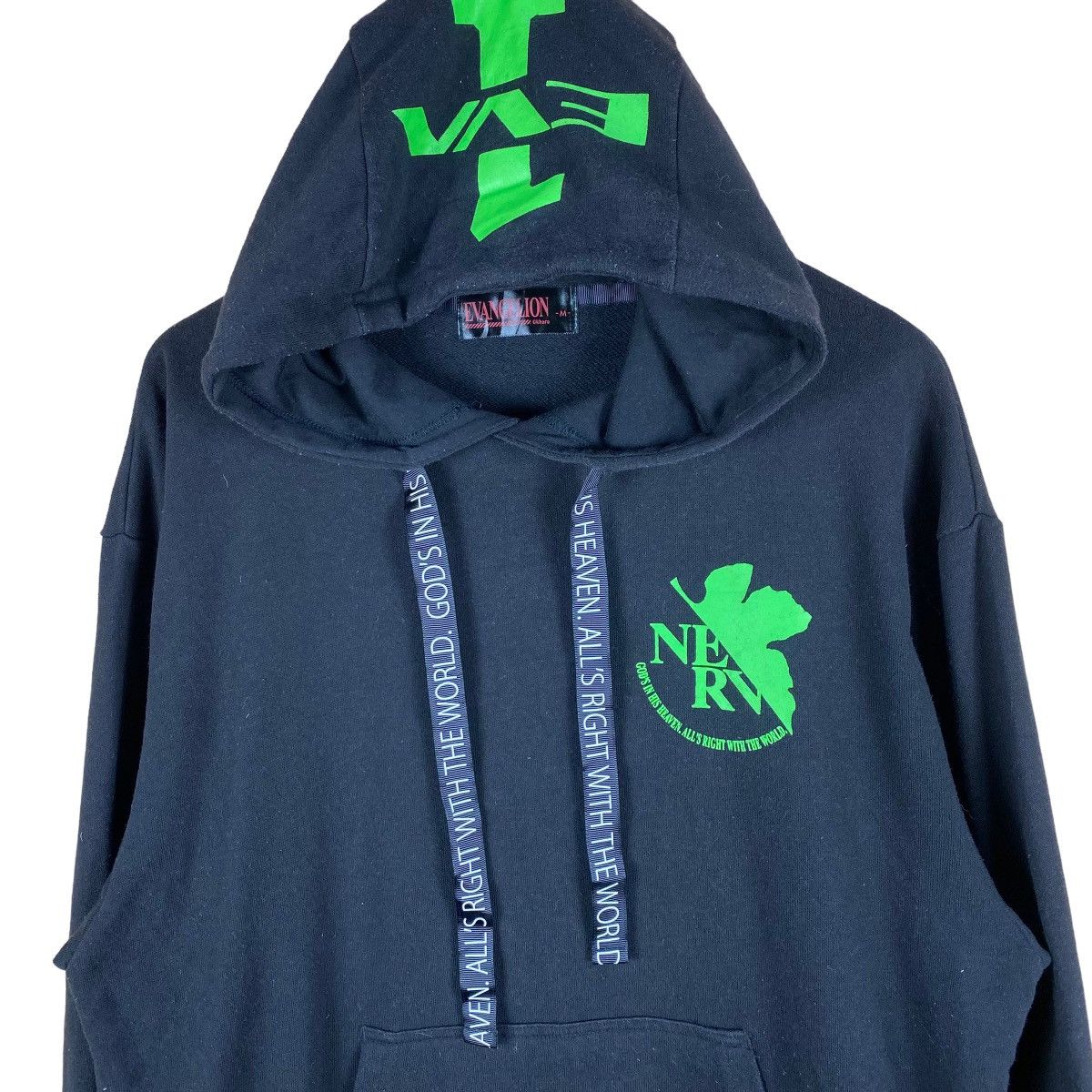 Anime × Cartoon Network × Japanese Brand EVANGELION NICE DESIGN HOODIE Size US M / EU 48-50 / 2 - 2 Thumbnail