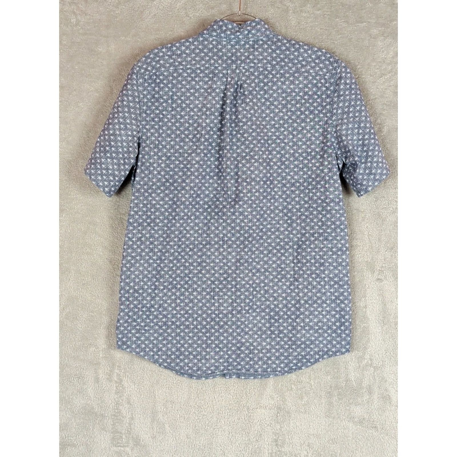 Vineyard Vines Vineyard Vines Murray Shirt Mens M Blue Slim Fit Short Sleeve Navy Fish Graphic Print Button-Up Beachwear Size US M / EU 48-50 / 2 - 7 Thumbnail