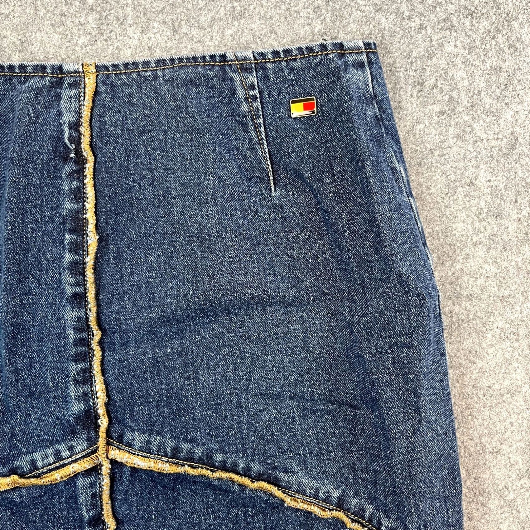 Tommy Hilfiger Tommy Hilfiger Womens Denim Skirt Knee Length W28 UK 8 Blue Vintage Cotton Skirt Womens Boys Girls Mens Size 30" / US 8 / IT 44 - 7 Thumbnail