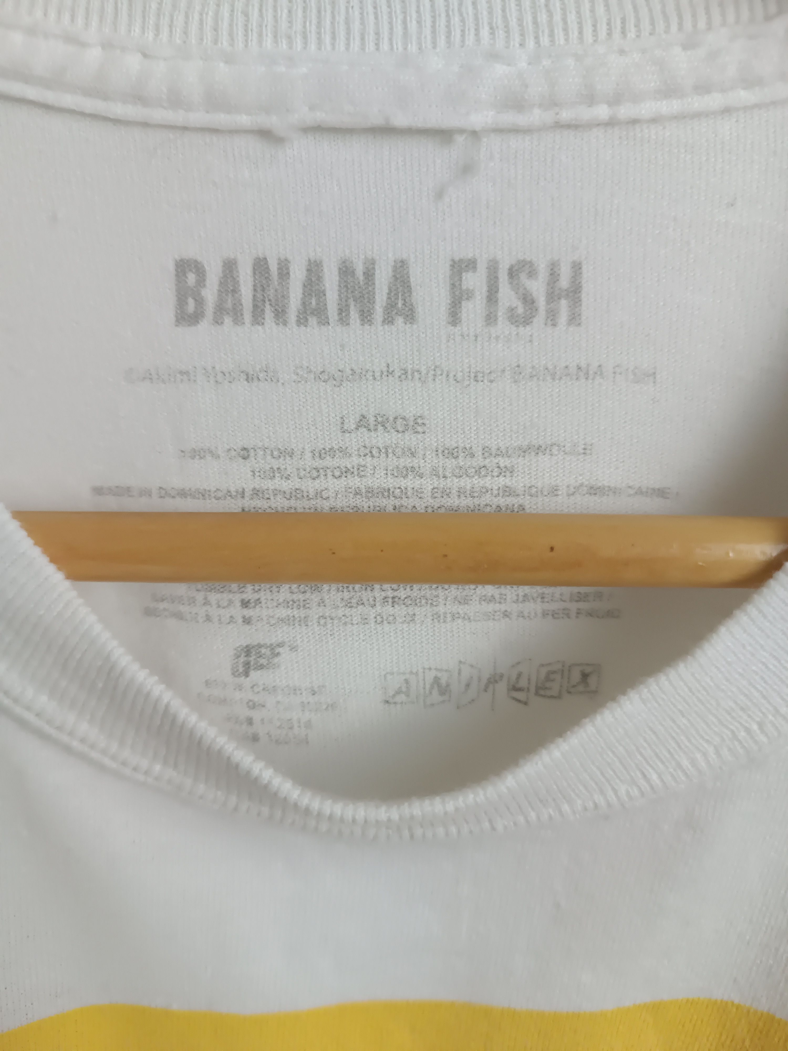 Anime VINTAGE BANANA FISH ANIME MANGA TEE yuri on ice sk8 91 days Size US M / EU 48-50 / 2 - 8 Thumbnail