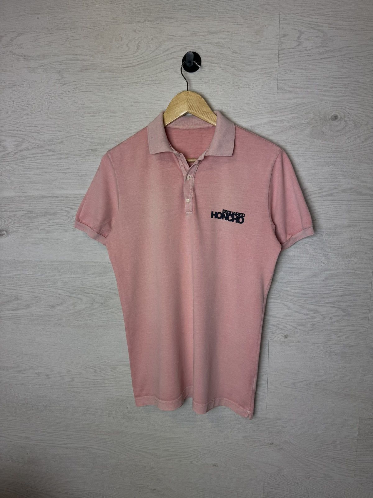 Dsquared2 Vintage Dsquared2 Pink Polo Tee Size US M / EU 48-50 / 2 - 1 Thumbnail