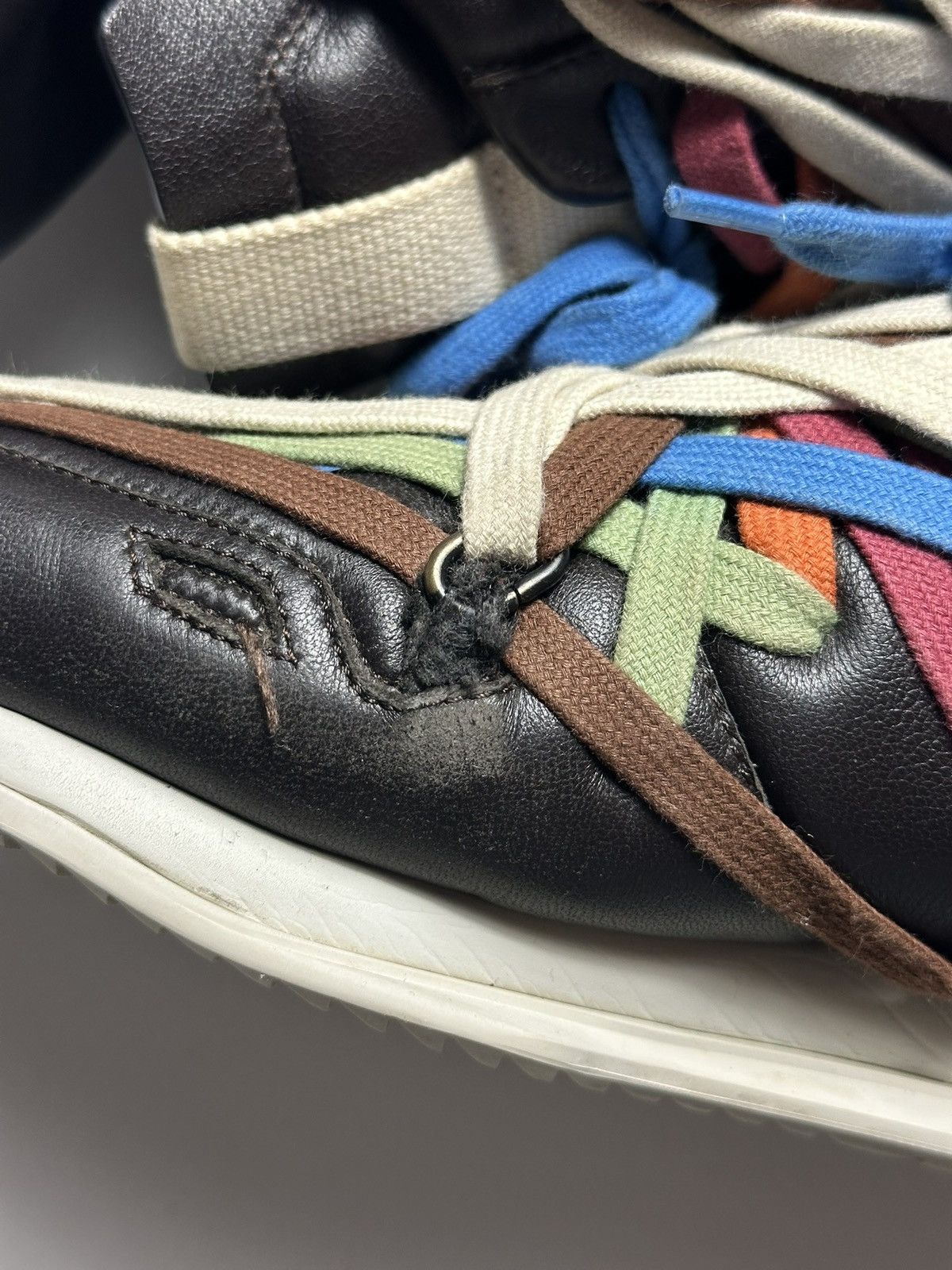 Rick Owens SS20 Rick Owens Tectual Maximal Megalace Runner Size US 7 / IT 37 - 14 Thumbnail