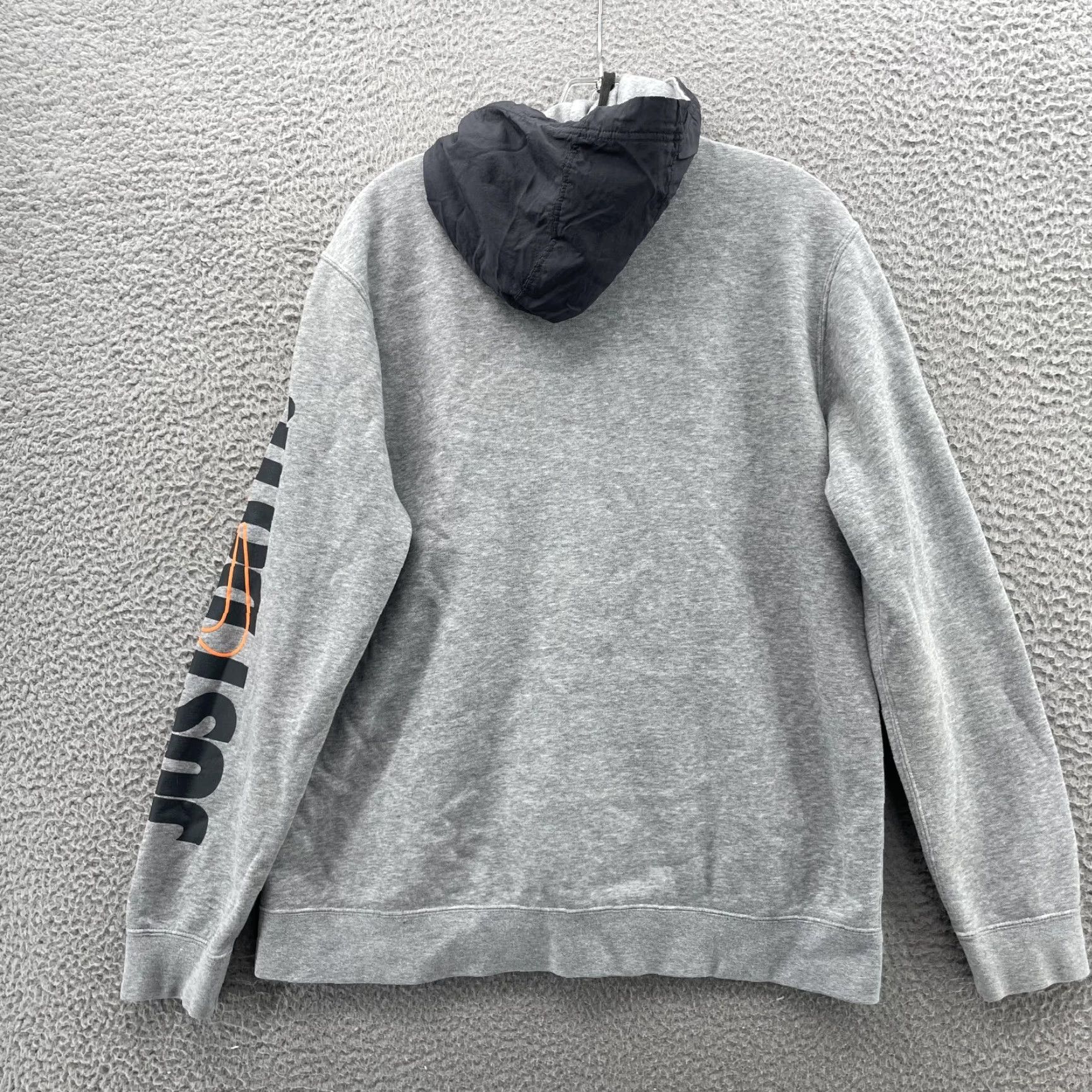Nike Nike NSW Hoodie Men's Medium Gray Logo Zip Jacket Sportswear Athletic Streetwear Size US L / EU 52-54 / 3 - 5 Thumbnail