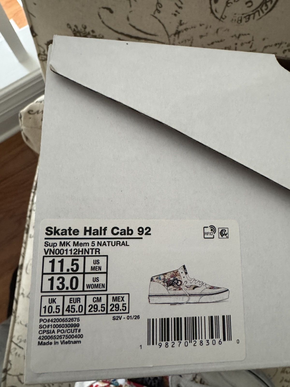 Supreme × Vans Supreme x Mike Kelley Vans Half Cab Size US 11.5 / EU 44-45 - 6 Thumbnail