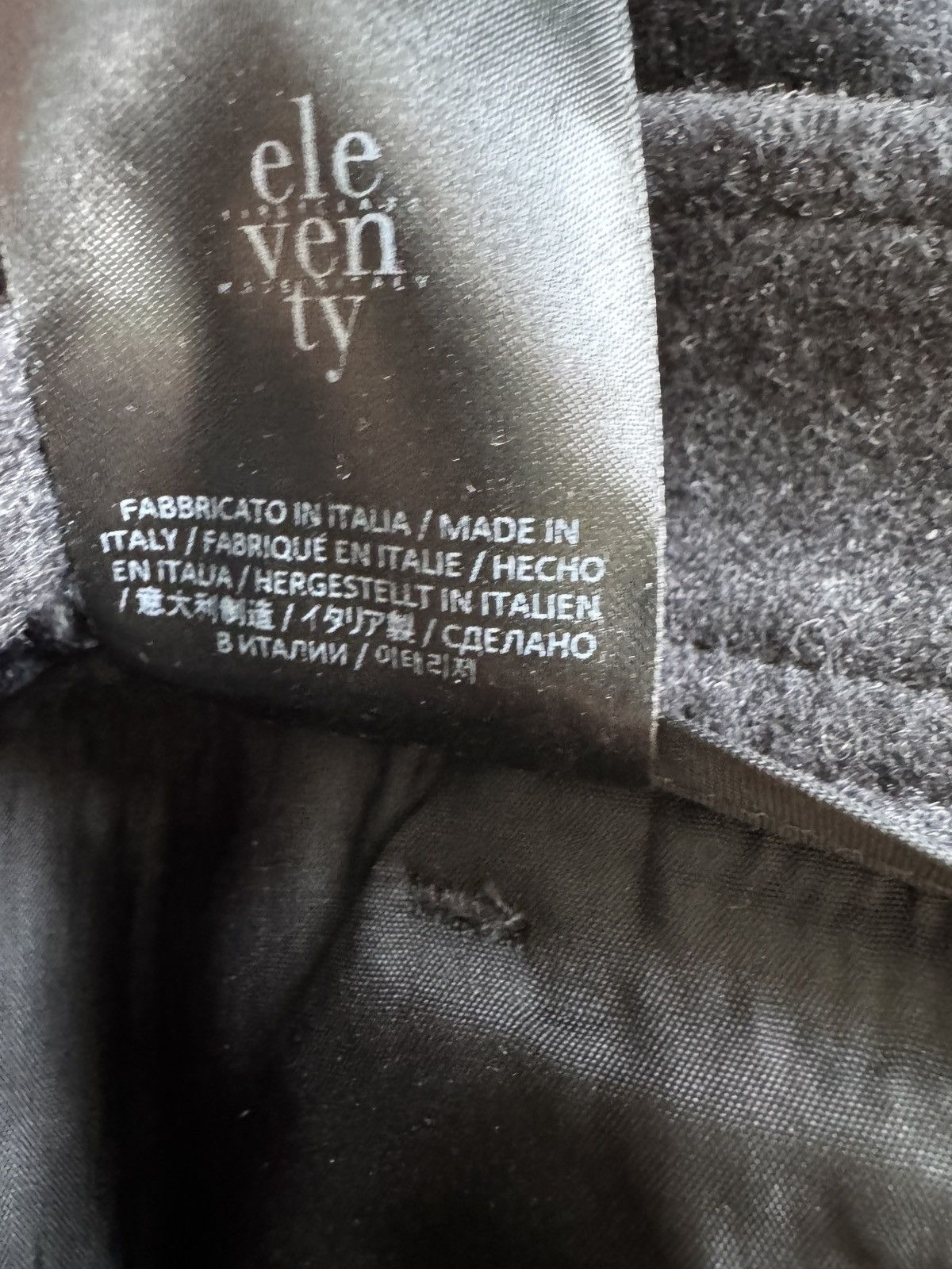 Eleventy Eleventy Women’s Black Wool Cargo Pants Italy Size EU 38 Size 28" / US 6 / IT 42 - 15 Thumbnail