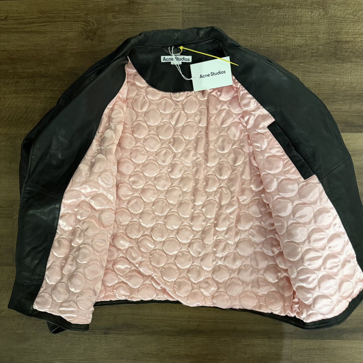 Acne Studios Acne Studios Distressed Leather Jacket Black Size US M / EU 48-50 / 2 - 6 Thumbnail