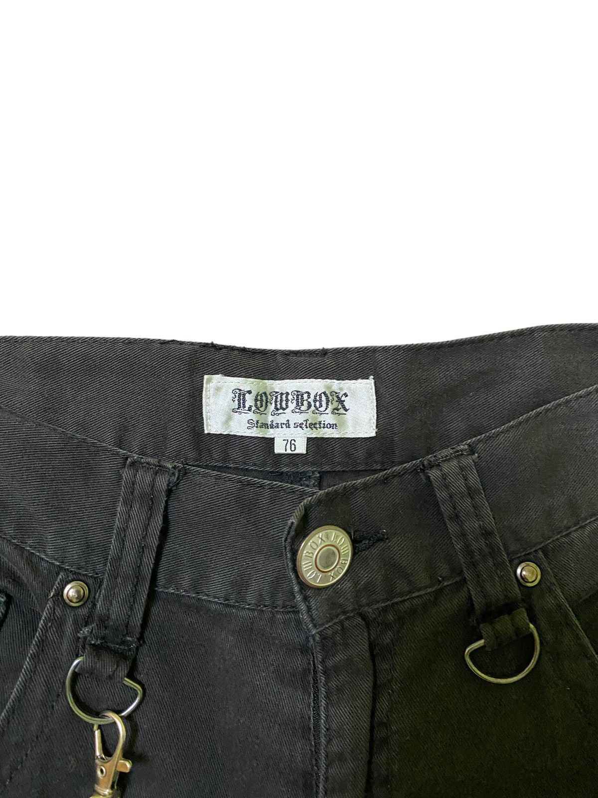 LOWBOX Rare LowBox Bondage Multipocket Punk Revolution Pants Size US 29 - 10 Thumbnail