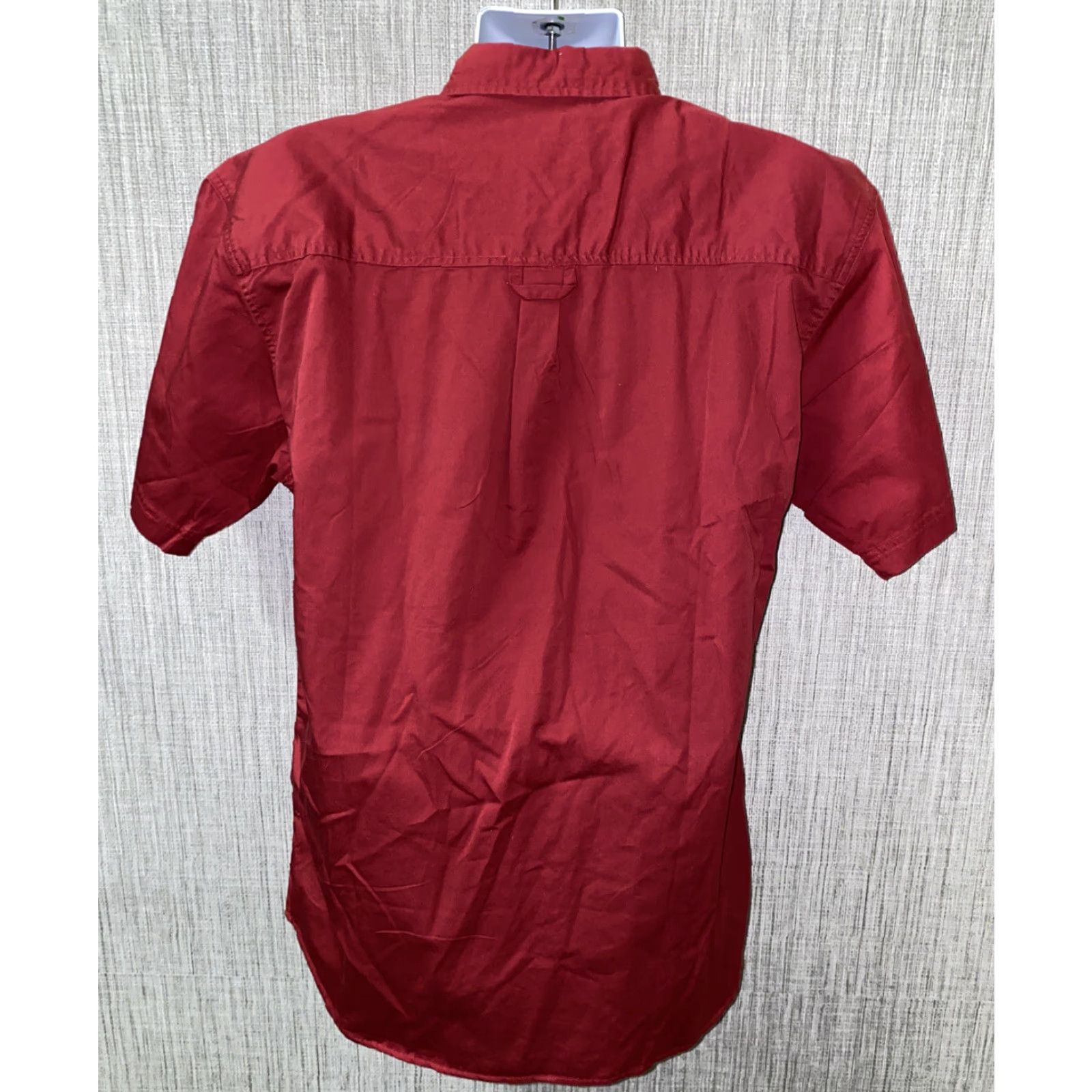 Vintage Regatta Shirt Men Short Sleeve Button-Up Red Size M NWT Casual Cotton Regular Fit Size US M / EU 48-50 / 2 - 4 Thumbnail