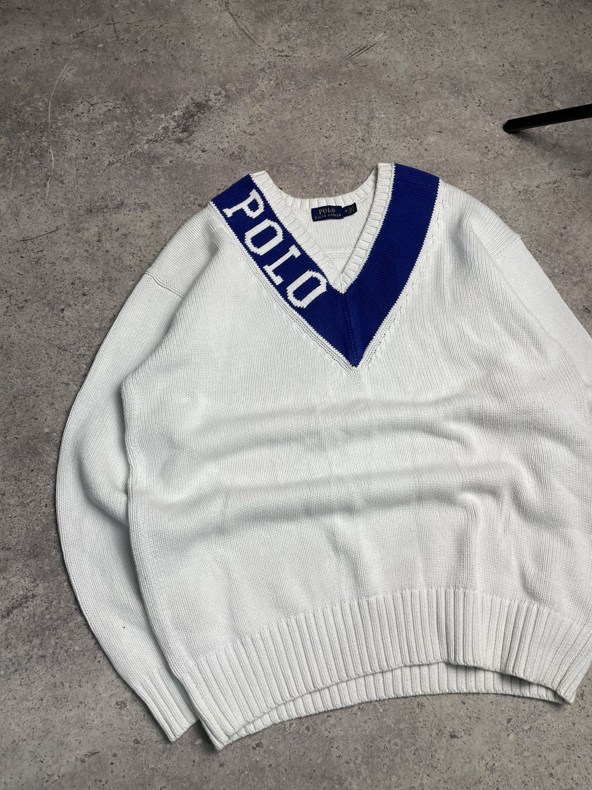 Polo Ralph Lauren Polo Ralph Lauren Tennis Cricket Sweater Size US M / EU 48-50 / 2 - 2 Thumbnail