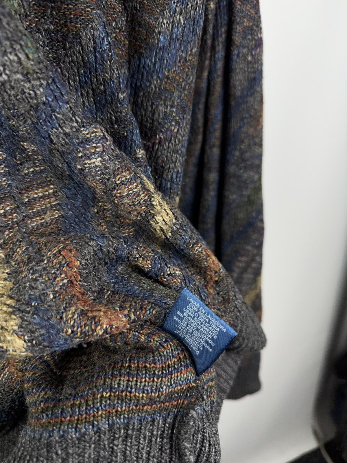 Japanese Brand × Vintage Vintage 90s Y2K Japanese Style Avant Garde Sweater Knitwear Size US L / EU 52-54 / 3 - 4 Thumbnail