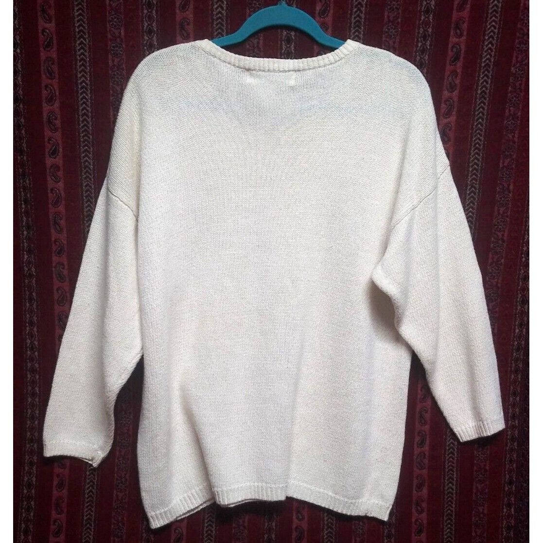 Vintage Vintage womens sweater Embellished beads rhinestones Sequins Size XL / US 12-14 / IT 48-50 - 4 Thumbnail