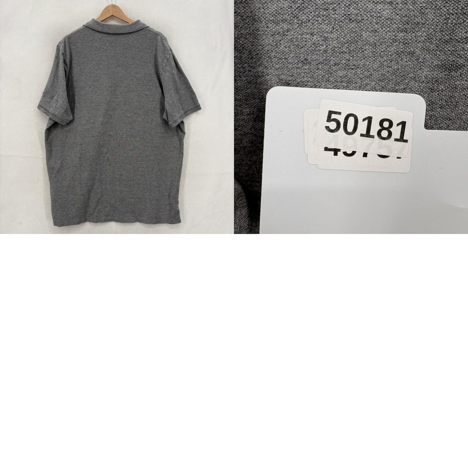 Polo Ralph Lauren Polo Ralph Lauren Polo Shirt Mens 2XL Gray Classic Fit Cotton Pony Logo Casual Short Sleeve Shirt Mens Size US XXL / EU 58 / 5 - 9 Thumbnail