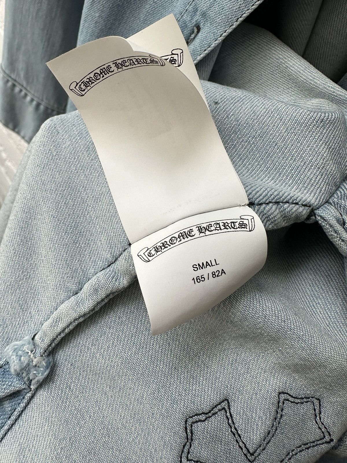 Chrome Hearts CHROME HEARTS PATCHED DENIM JACKET Size US M / EU 48-50 / 2 - 8 Thumbnail