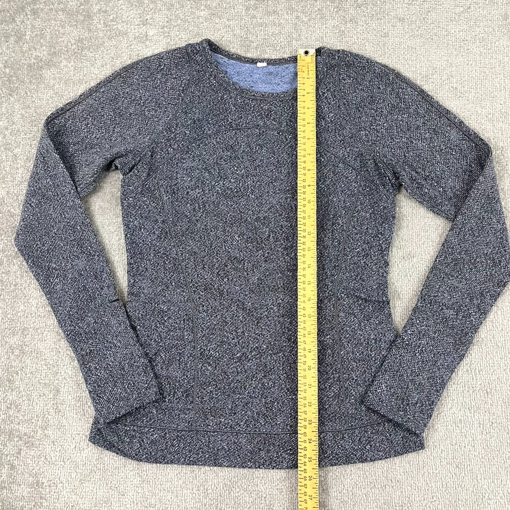Lululemon Lululemon Shirt Womens Cypress Kiss Long Sleeve Size 8/10 Heather Blue Running Size L / US 10 / IT 46 - 3 Thumbnail