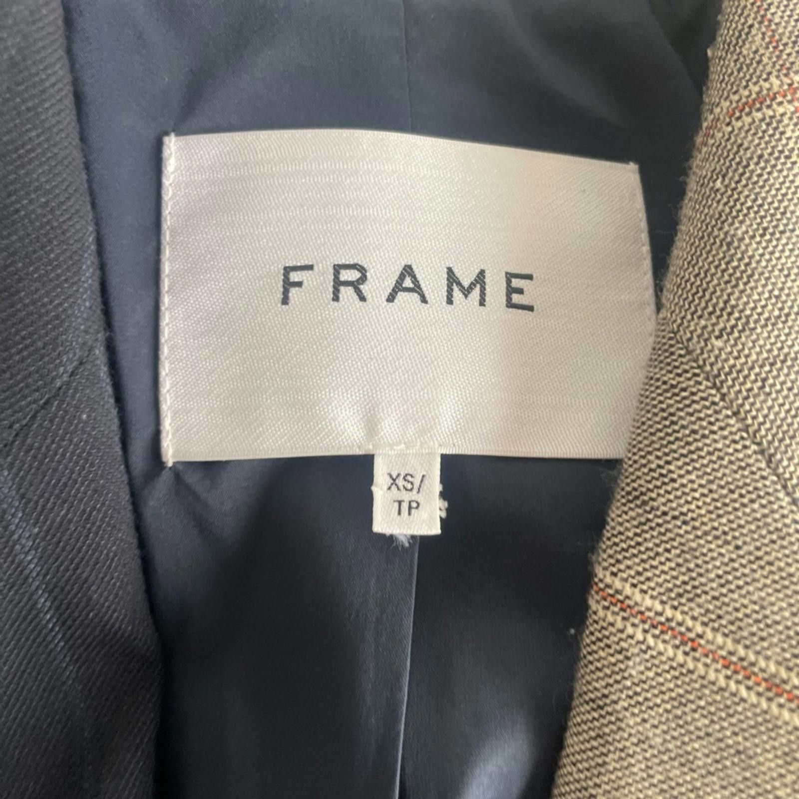 Frame FRAME Le Mix Oversized Blazer — Size XS — NWOT Size XS / US 0-2 / IT 36-38 - 4 Thumbnail