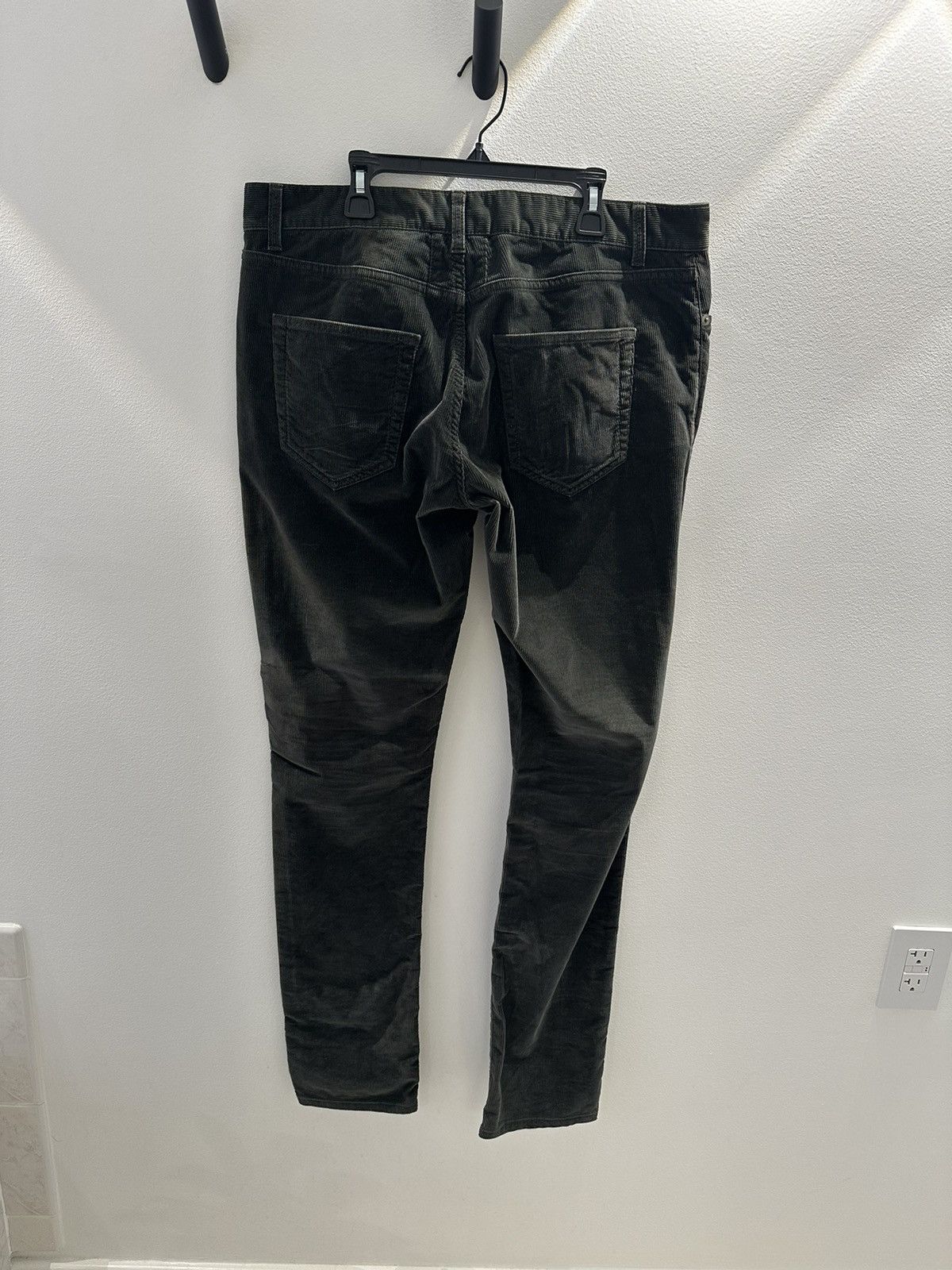 Saint Laurent Paris STRAIGHT PANTS IN CORDUROY - Size 33 Size US 33 - 4 Thumbnail